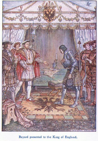 Bayard, İngiltere kralına takdim edildi (Henry VIII), 1938 by Herbert Cole