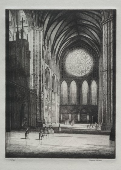 Lincoln Katedrali, İç by Herbert Gordon Warlow
