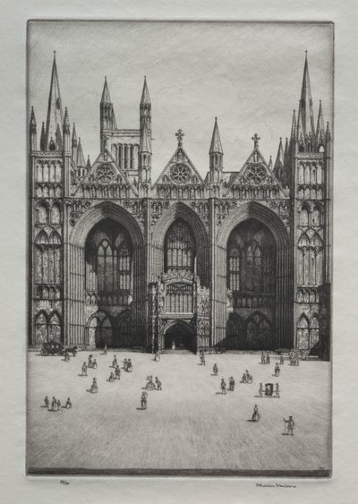 Peterborough Katedrali by Herbert Gordon Warlow