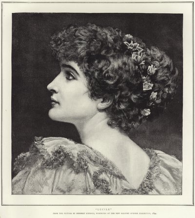 Lucille, Herbert Schmalz by Herbert Gustave Schmalz