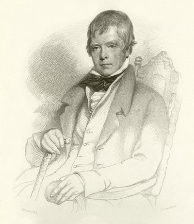 Sör Walter Scott by Herbert Gustave Schmalz