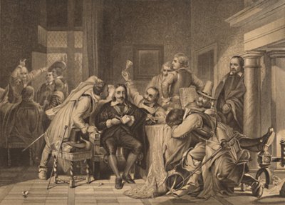 Charles I. Muhafız Odasında, 1886 by Herbert Bourne