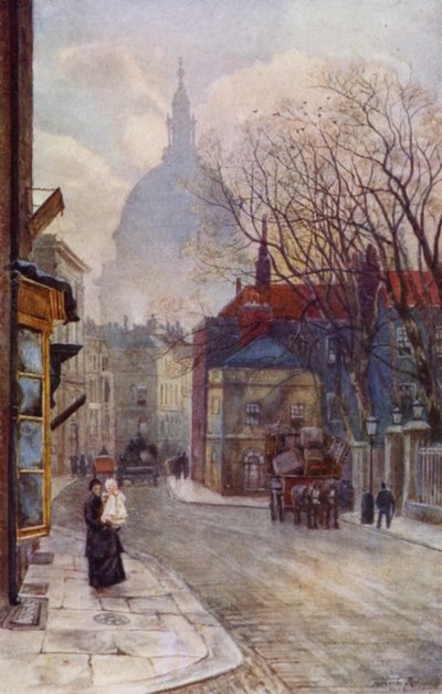 Küçük Britanya, Aldersgate Caddesi (renkli taş) by Herbert Menzies (after) Marshall