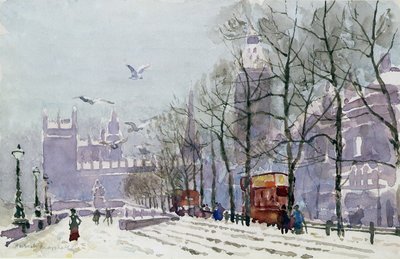 Bir Kış Günü, Westminster (wc) by Herbert Menzies Marshall