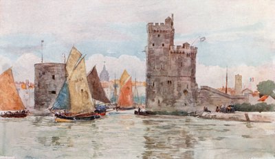 Entrance to the Harbor, La Rochelle  by Herbert Menzies Marshall