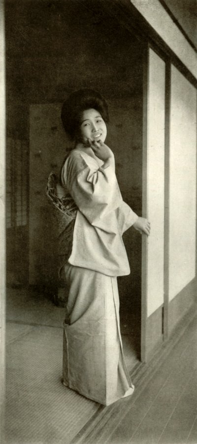A Maid of Fair Japan, 1910. by Herbert Ponting