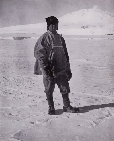 Kaptan Scott güneye son yürüyüşünden önce (s/b fotoğraf) by Herbert Ponting