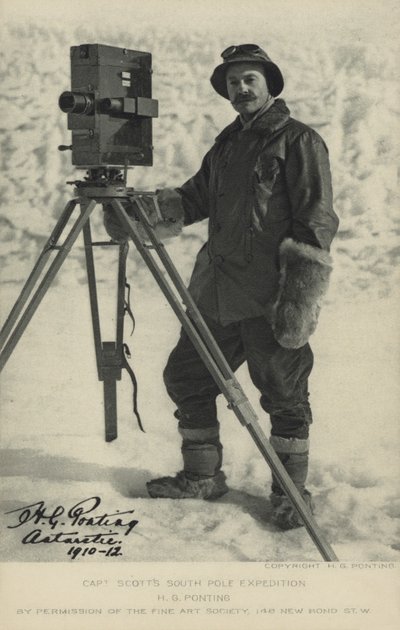 Kaptan Scotts Güney Kutbu Seferi. H G Ponting by Herbert Ponting