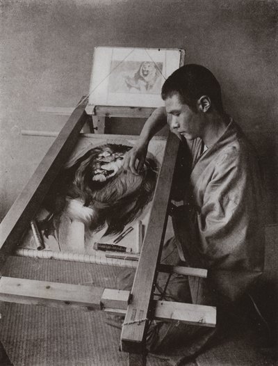Nakışçı (s/b fotoğraf) by Herbert Ponting