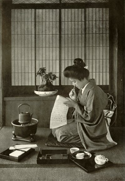 Mektup Yazmak, 1910. by Herbert Ponting