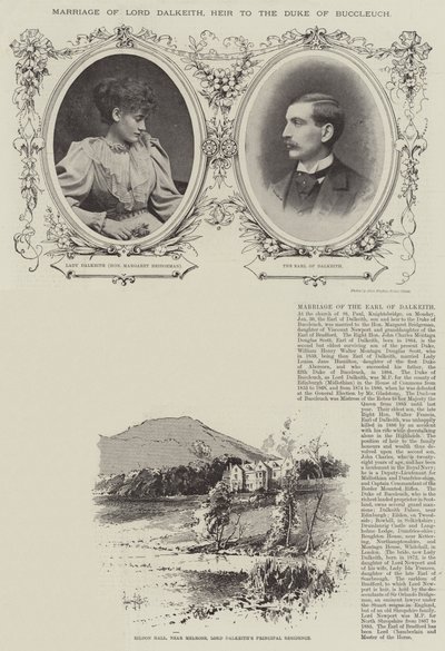 Buccleuch Dükü'nün Varisi Lord Dalkeith'in Evliliği by Herbert Railton