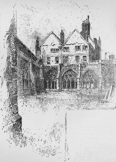Manastırlar, Westminster Manastırı, 1890 by Herbert Railton