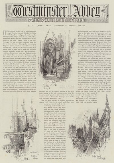 Westminster Manastırı by Herbert Railton