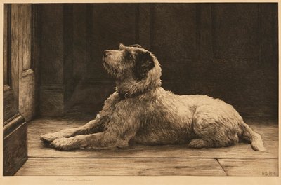 Usta nerede? (gravür) by Herbert Thomas Dicksee