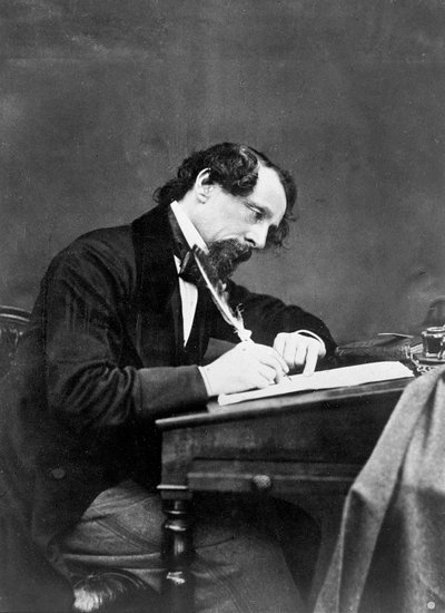 Charles Dickens, 1858 by Herbert Watkins