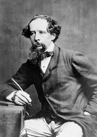 Charles Dickens, 1861 by Herbert Watkins