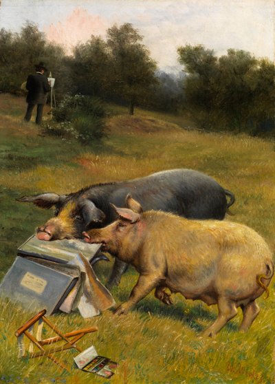 İyi Tat (tuval üzerine yağlı boya) by Herbert William Weekes