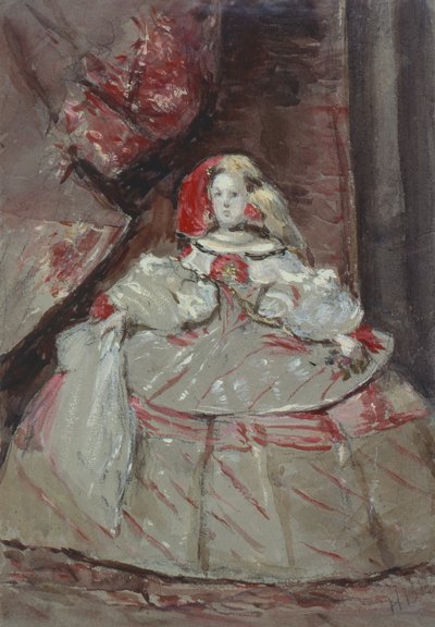 İnfanta Margarita by Hercules Brabazon Brabazon