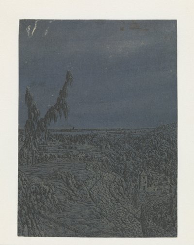 Bir Yayla, Uzakta Bir Nehir ile Manzara by Hercules Segers