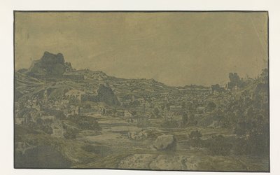 Nehirli Vadi ve Dört Kuleli Kasaba by Hercules Segers