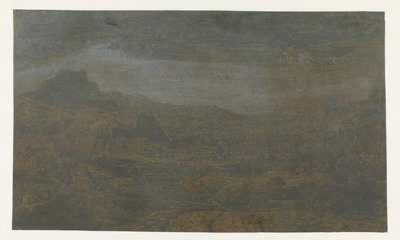 Nehirli Vadi ve Dört Kuleli Kasaba by Hercules Segers