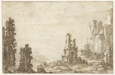 Kalıntılar ile manzara by Herman Breckerveld
