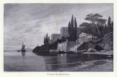Nero Villası (gravür) by Herman David Salomon Corrodi