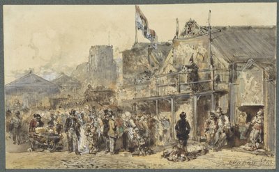 Leeuwarden'de fuar, yakındaki Oldenhove by Herman Frederik Carel ten Kate