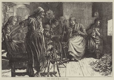 ಬವೇರಿಯನ್ ಟೈರೋಲ್ ಟರ್ಕ್‌ನಲ್ಲಿ ಚಳಿಗಾಲದ ಸಂಜೆ by Herman Gustave Herkomer