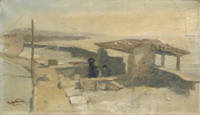Lombardiya Bleachery, 1892 için eskiz. by Herman Hartwich