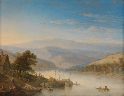 Andernach yakınlarındaki Ren Nehri