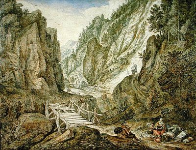 Dağlık manzara by Herman the Younger Saftleven