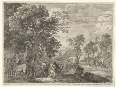 Merkür Battus'u susturur by Herman van Swanevelt