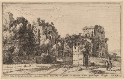 Caracalla Hamamları by Herman van Swanevelt