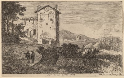 Porta Pia Dışındaki Villa by Herman van Swanevelt