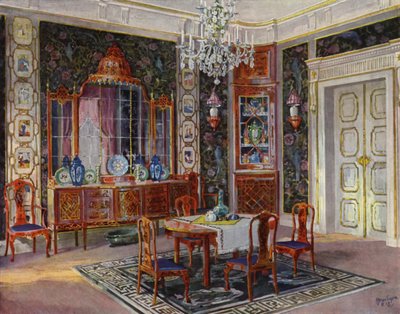 Yemek Odası (renkli taş) by Hermann Gerson