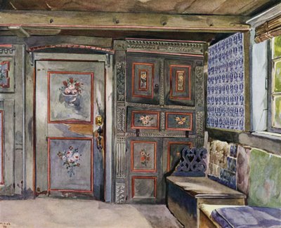 Çiçekli Genç Kız Portresi, c.1690 by Hermann Haase