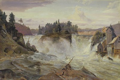 Dağlardaki Şelale, 1836 by Hermann Joseph Neefe