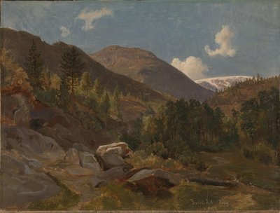 Norveç Manzarası by Hermann Kauffmann the Elder