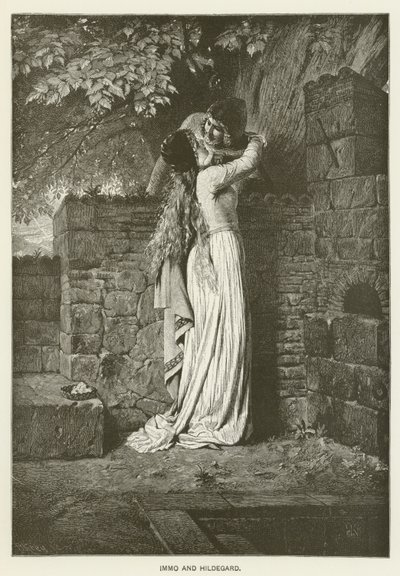 İmmo ve Hildegard by Hermann Kaulbach