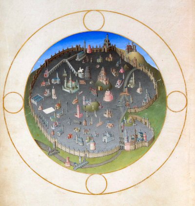 Roma planı, 1412-1416 by Hermann Limbourg