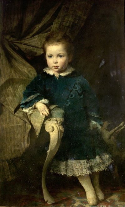 Bir Çocuğun Portresi, 1874 by Hermann Schneider