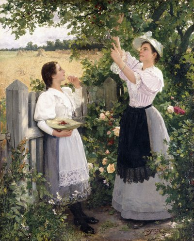 Kiraz Toplayıcılar, 1894 by Hermann Seeger