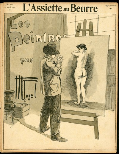 “L’Plate au beurre”” kapağı, 161, Renklerde Hiciv by Hermann Vogel