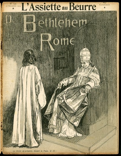 “” Tereyağı Tabağı”nın Kapağı, 143, Satirique en N & B by Hermann Vogel
