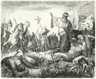 Partiler zaferi kutluyor by Hermann Vogel