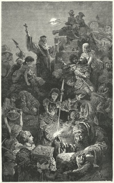 Venedik şehri Lefkoşa'nın Osmanlılar tarafından kuşatılması, 1570 by Hermann Vogel