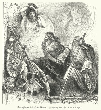 Venüs ile Tannhauser by Hermann Vogel