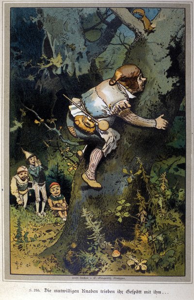 Cesur çocuk herkesin alay konusuydu. Jacob Grimm (1785-1863) ve Wilhelm Grimm (1786-1859) Kardeşlerin Hikayesi. Vogel