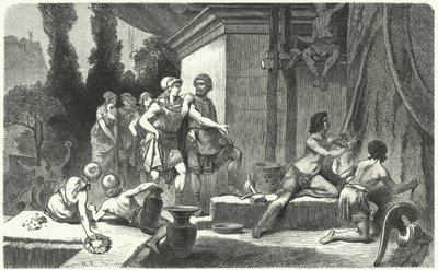 Perikles altında Yunan sanatının çiçek açması by Hermann Vogel
